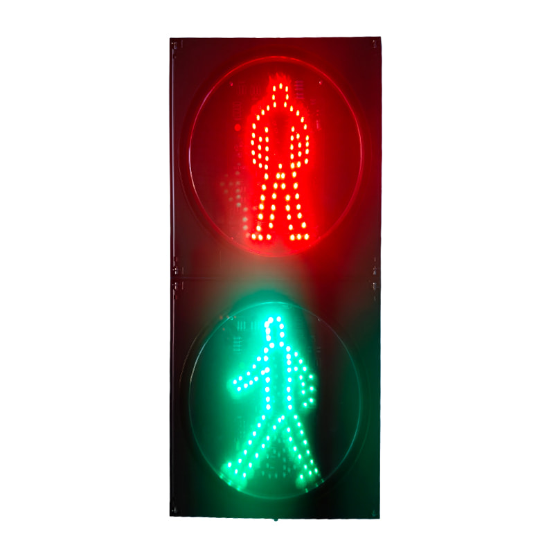 CJ-302HLR-SWK 300mm LED Pedestrian Traffic Light (Red & Green, Plastic Housing, PC/Glass Lens, IP53)