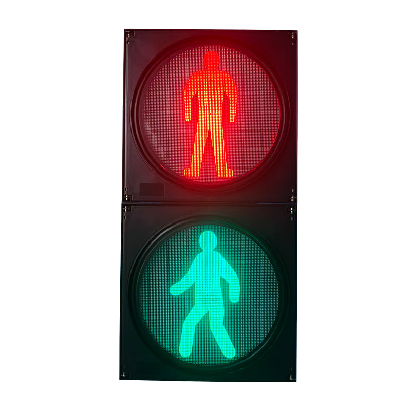 CJ-302HLR-SYK 300mm High-Power LED Pedestrian Traffic Light (Red & Green, Plastic Housing, PC Lens, IP53)