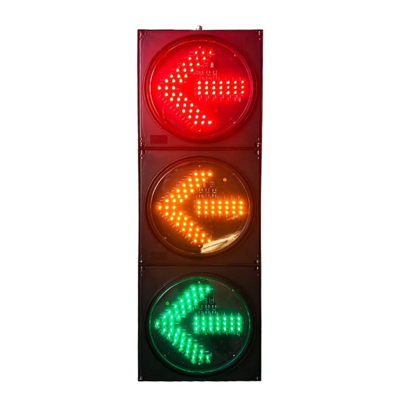 CJ-303JT-SWK 300mm LED Arrow Traffic Signal Light (PC Housing)