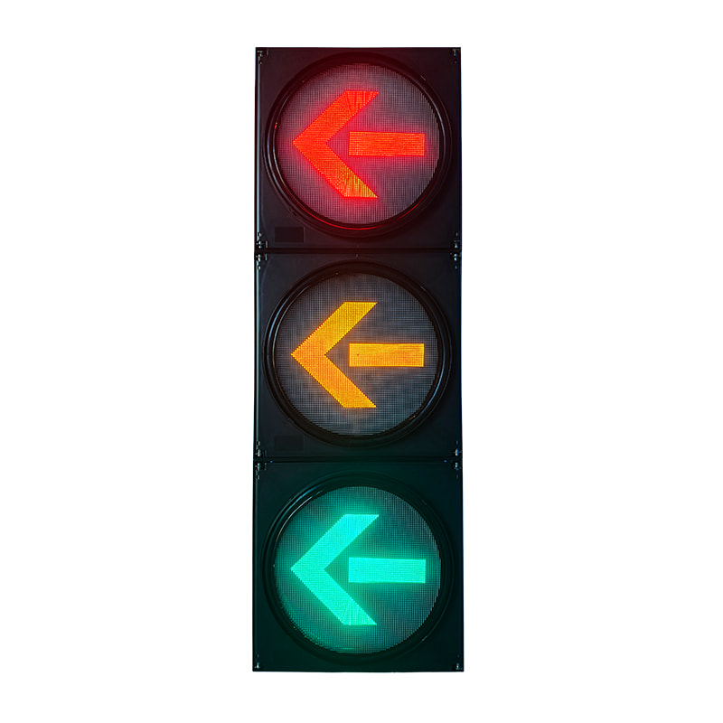 CJ-303JT-SYK 300mm High-Power LED Arrow Traffic Signal Light (Plastic Housing, PC Lens, IP53)