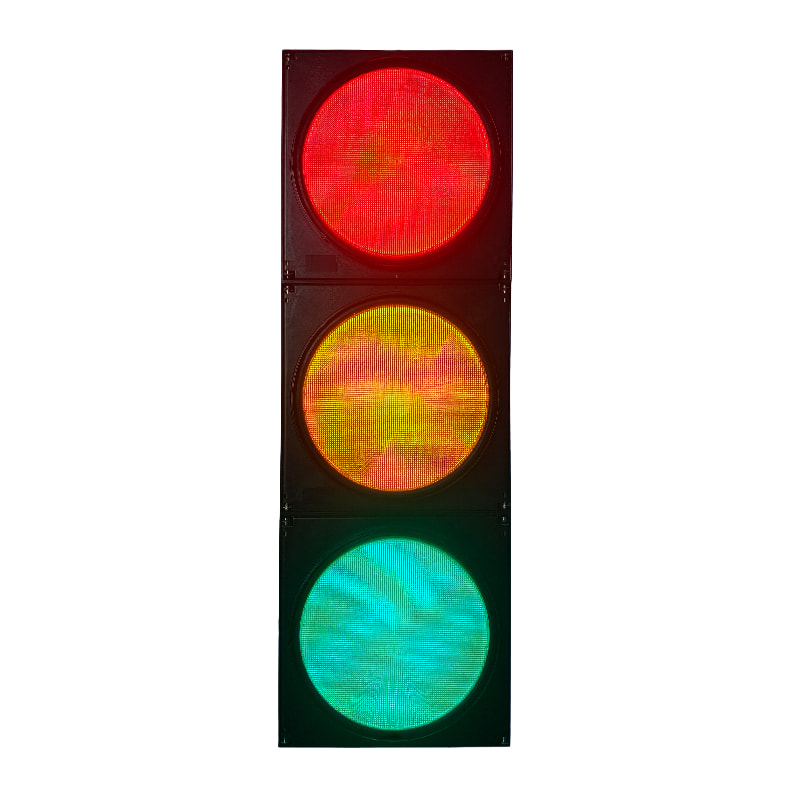 CJ-303MP-SYK 300mm High-Power LED Full-screen Traffic Signal Light (Plastic Housing, PC Lens, IP53)
