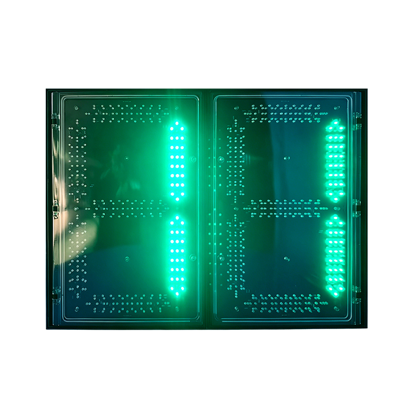 CJ-6080DJS-PCZL 600×800mm LED Countdown Traffic Signal Light (Aluminum Housing, PC Transparent Lens, IP53)