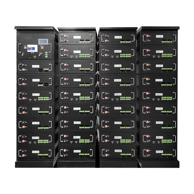 High-Voltage Battery Cluster for Industrial Solar Energy Storage System